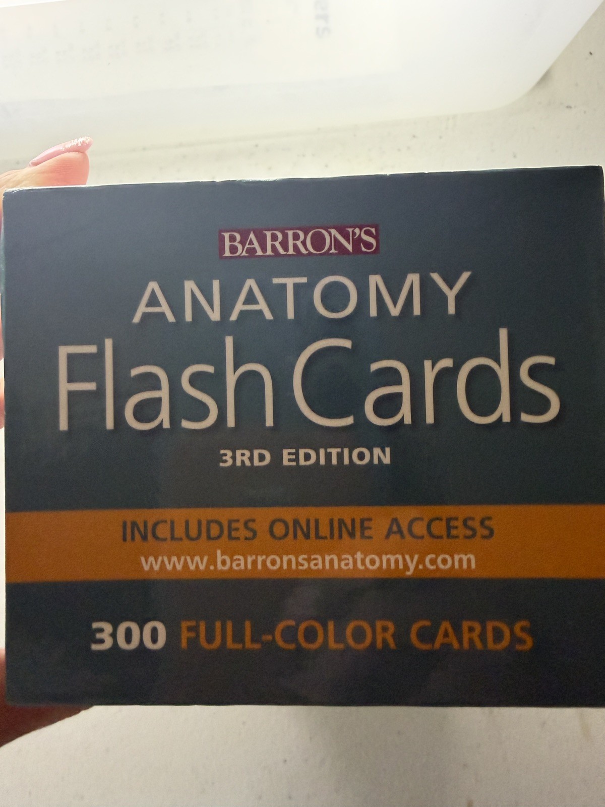 Barron’s Anatomy Flash Cards – Cards By Ashwell, Ken VERY GOOD CONDITION!