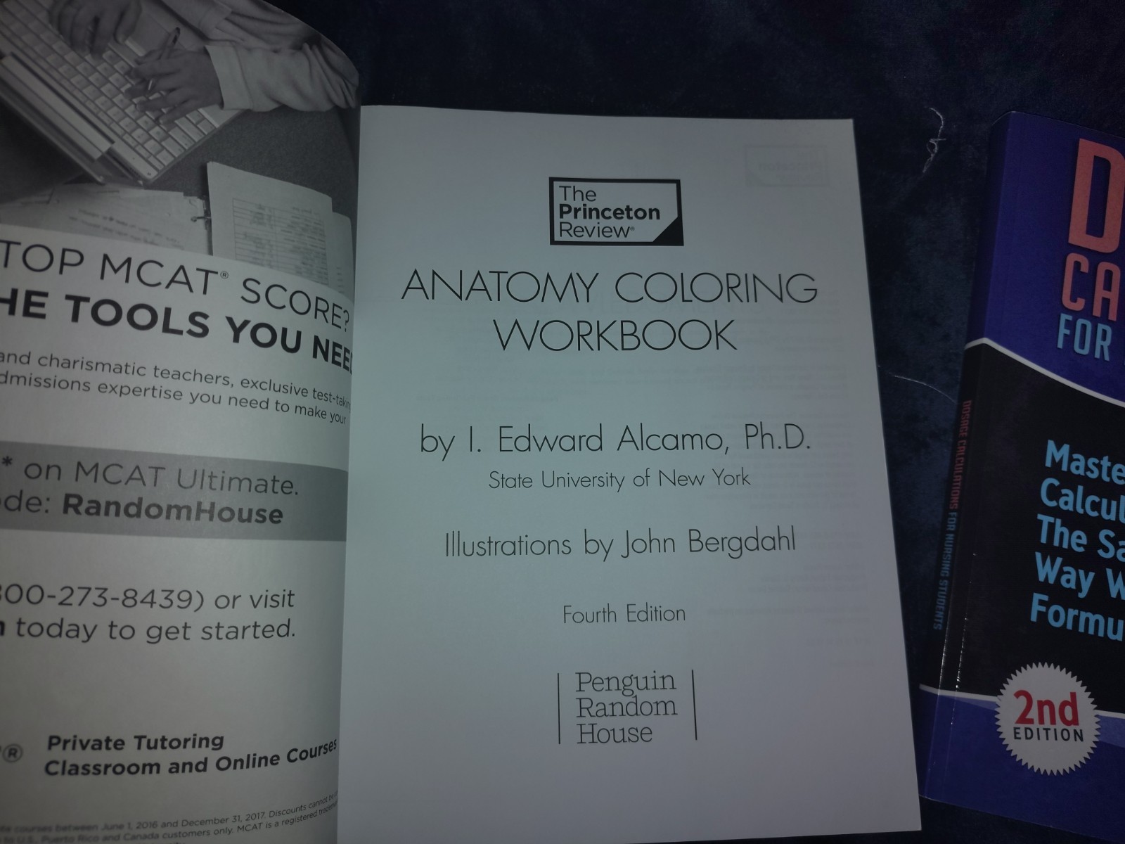Nursing Student Book Bundle physiology Guide, Anatomy Coloring Workbook, Dosage