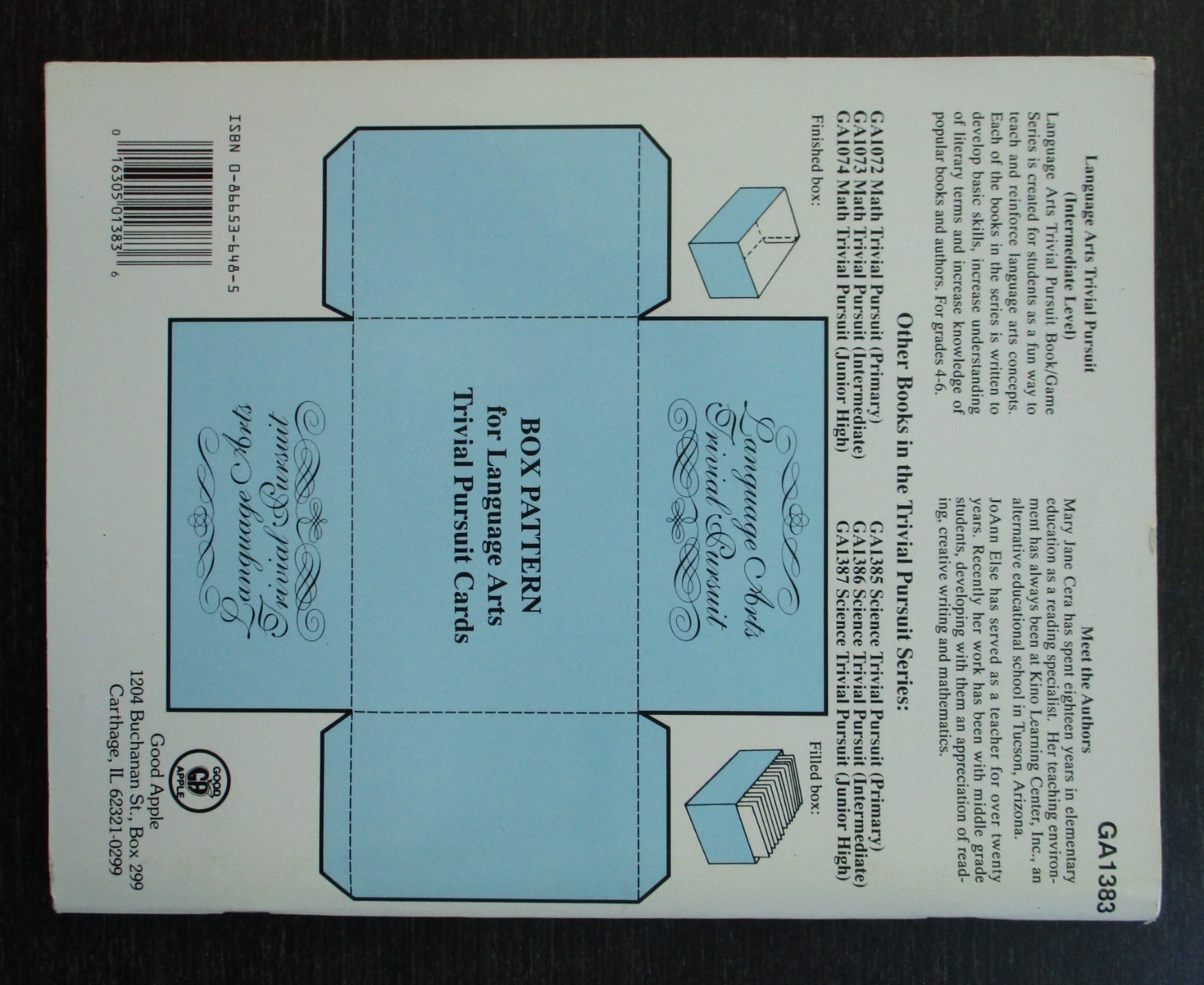 Language Arts Trivial Pursuit: Intermediate Grades 4-6 by Kino Staff PB