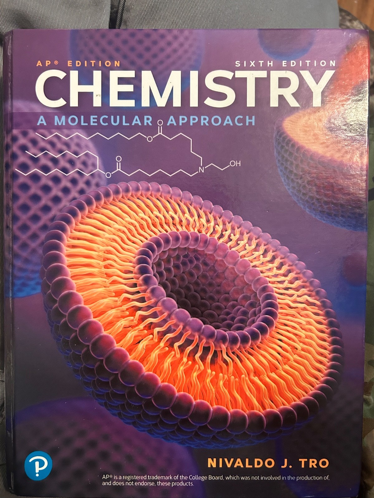 Chemistry a Molecular Approach, 6th edition