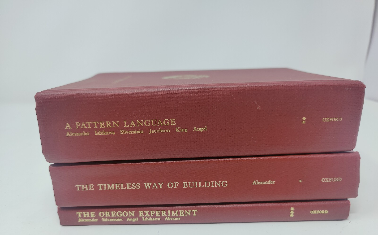 Timeless Way Building, Oregon Ex., Pattern Language HC, A Christopher ACCEPTABLE