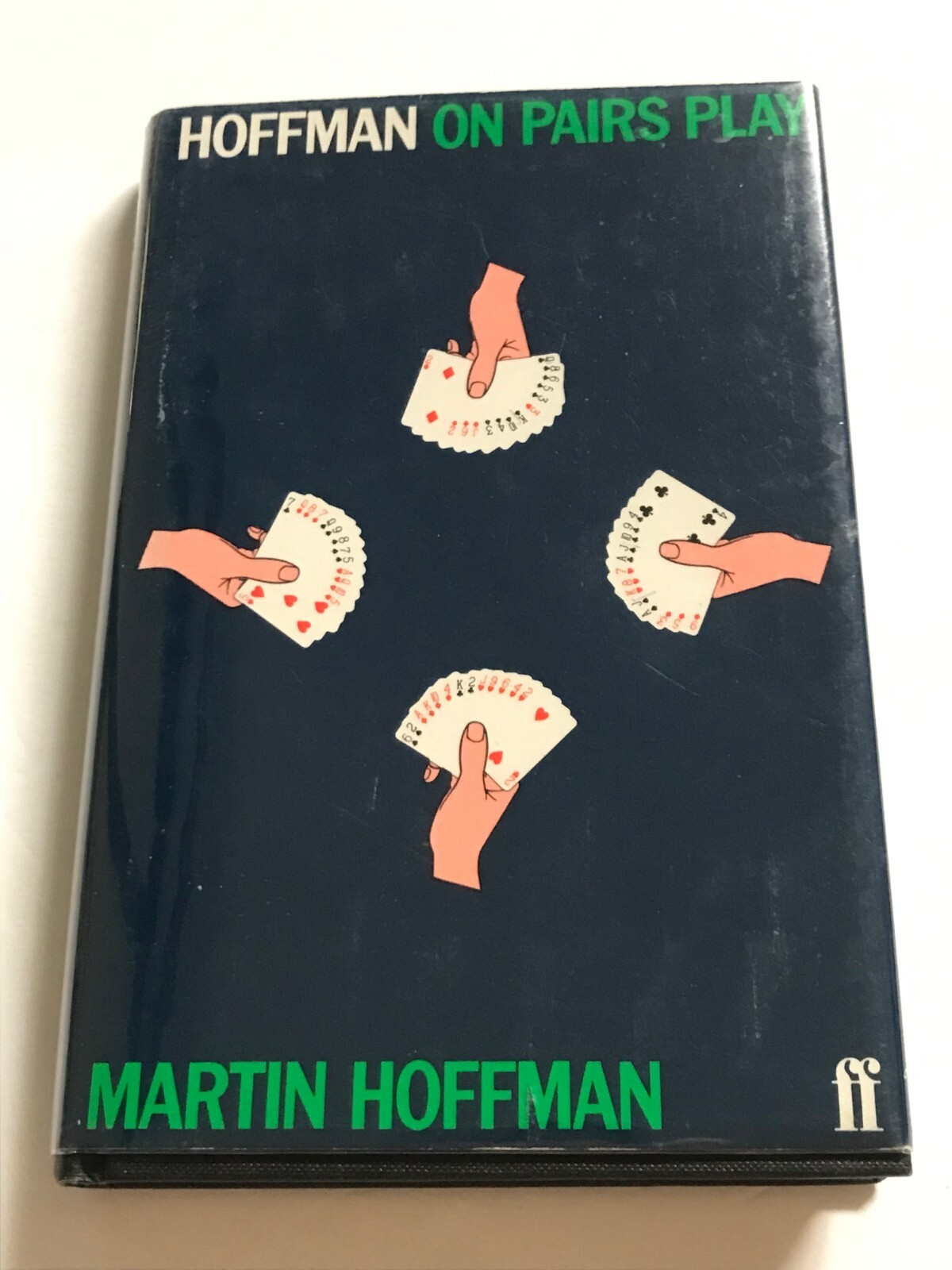 HOFFMAN ON PAIRS PLAY, by Martin Hoffman, Hardcover, 1982, Bridge Card Game Book