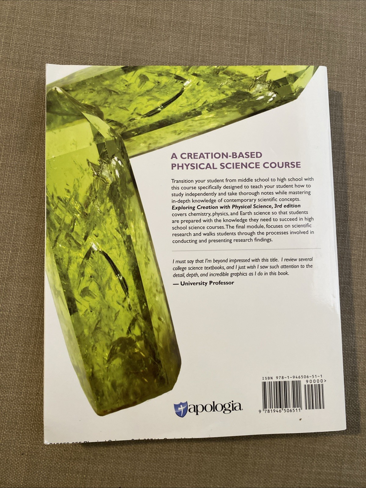 Exploring Creation Physical Science Apologia 3rd Edition