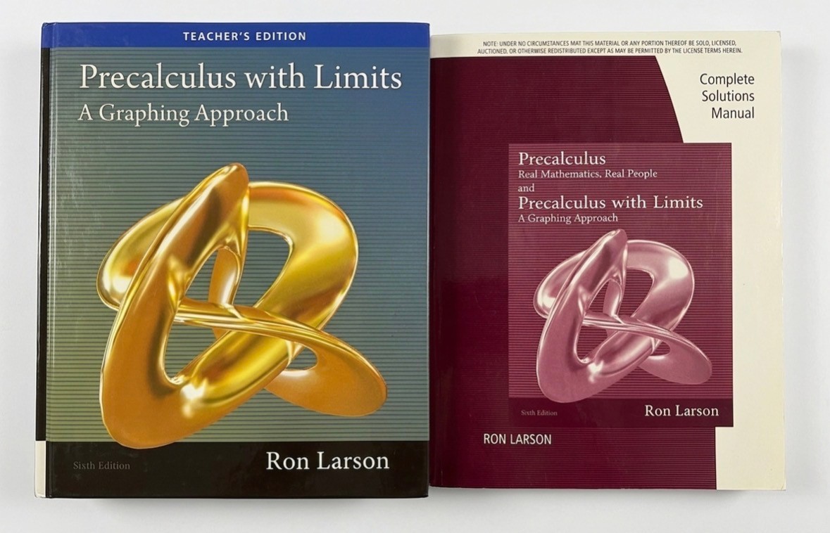 TE BUNDLE PRECALCULUS WITH LIMITS: A Graphing Approach 6th Edition By Ron Larson