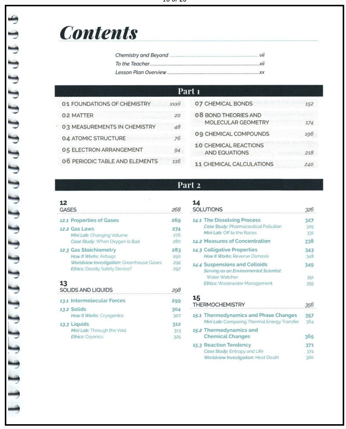 NEW BJU Press 11th grade 11 CHEMISTRY Complete Subject Kit 5thEd CURRENT Box Set