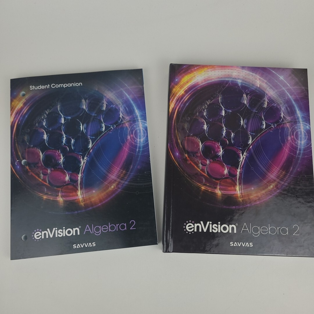 Savvas enVision Algebra 2 Common Core 2024 Student Edition & Companion Workbook