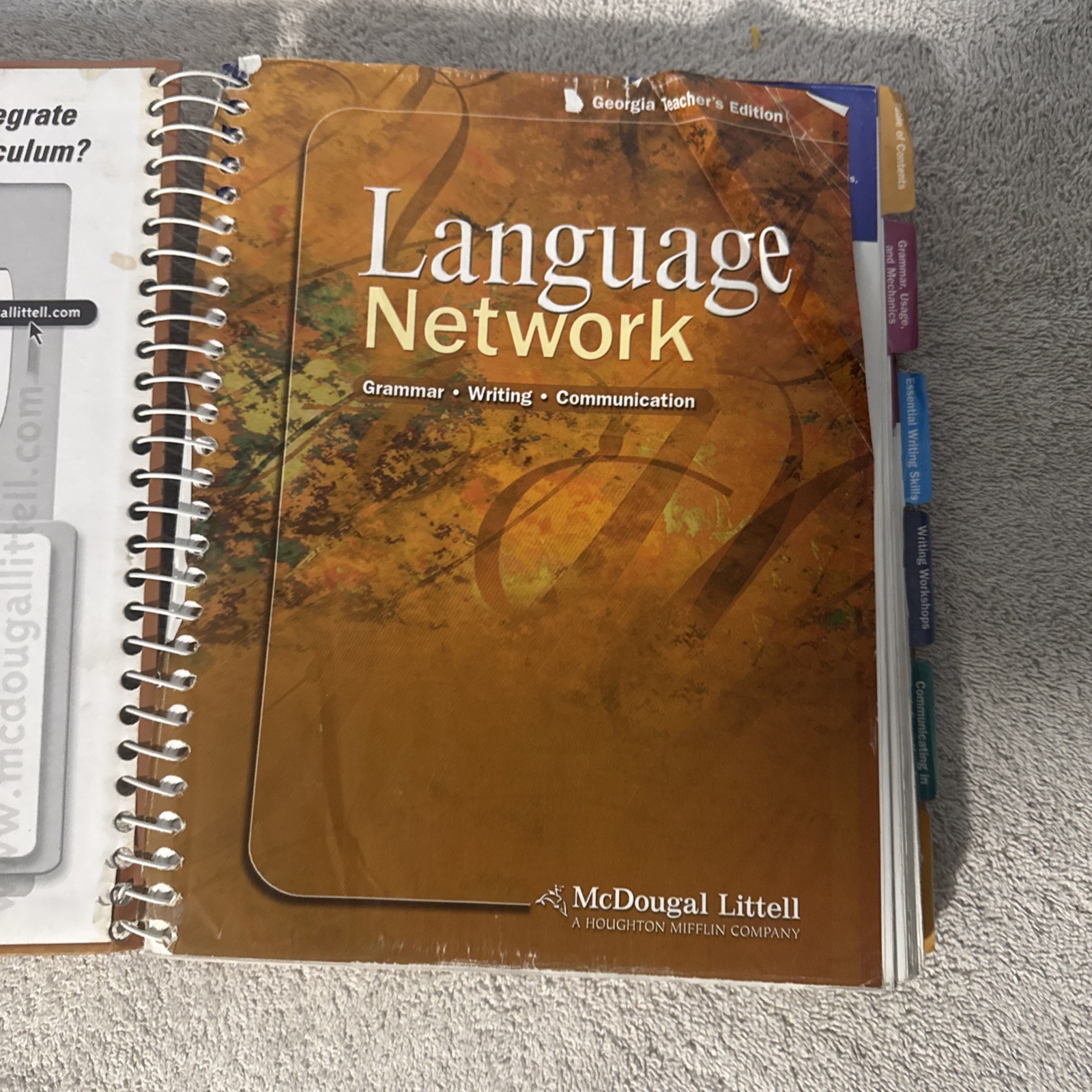 McDougal Littell Langauge Network Textbook Georgia Teacher’s Edition