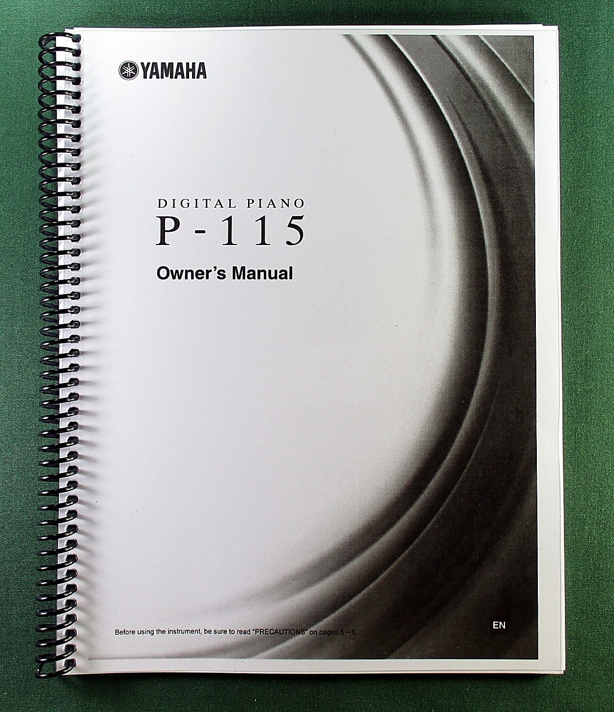 Yamaha P-115 Instruction Manual: 32 Pages & Protective Covers!