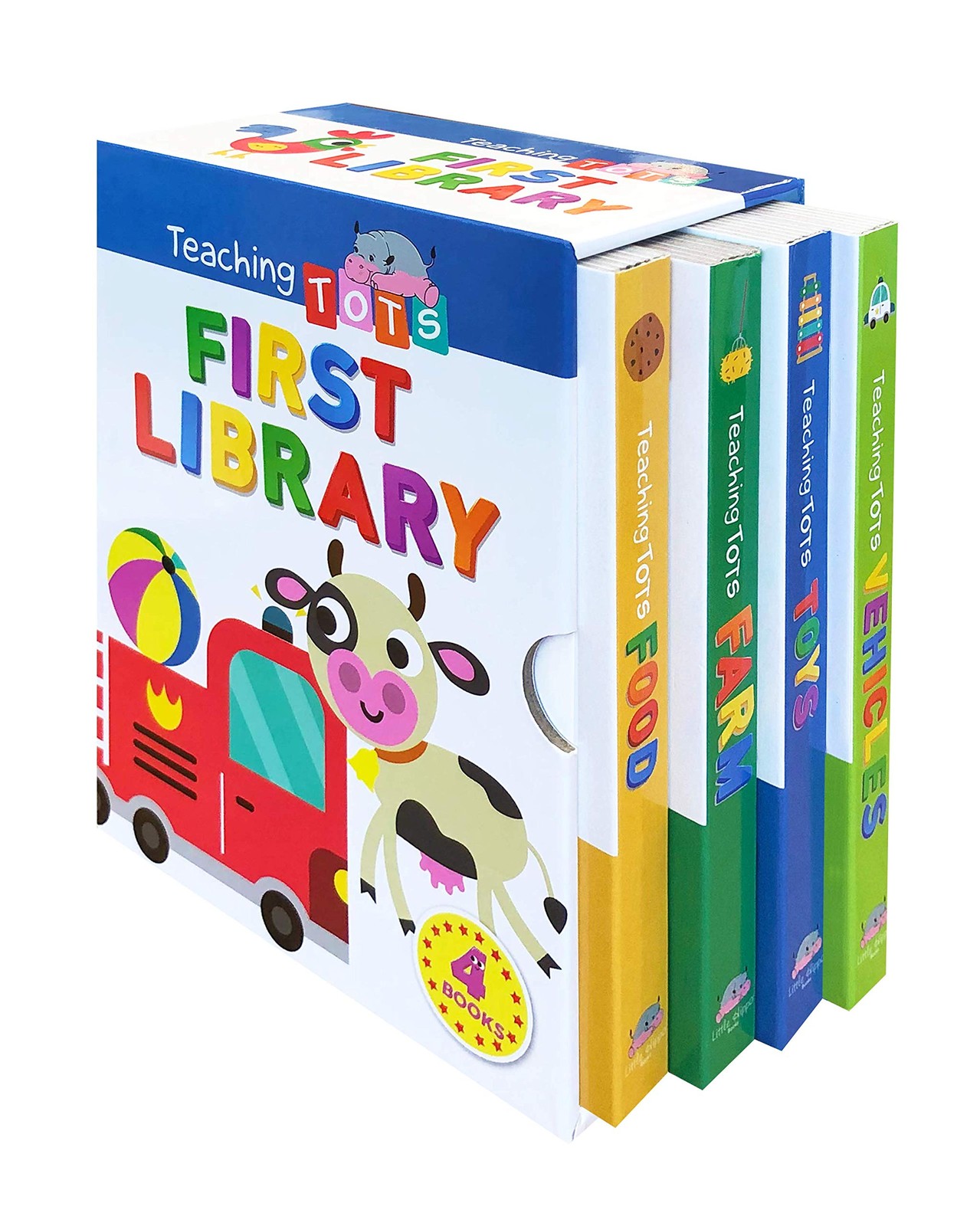 Teaching Tots First Library (4 Book Set) – Childrens Board Book – Educationa…