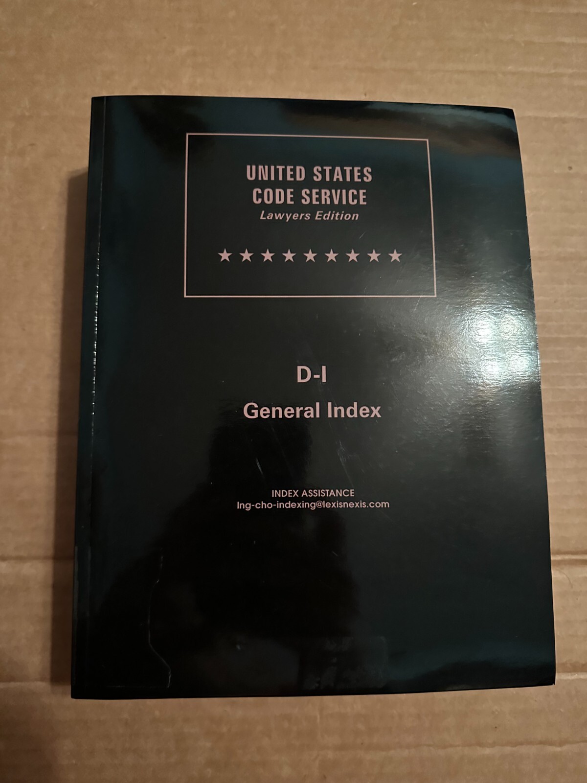 United States Code Service Lawyers Edition D-I General Index