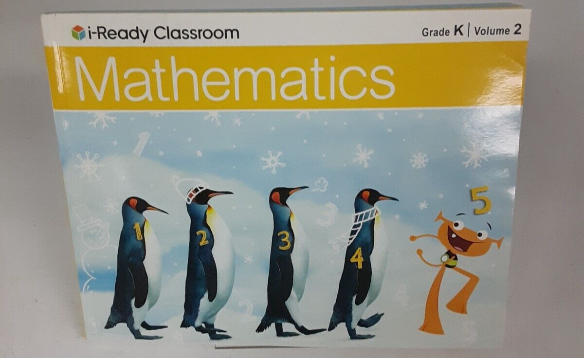 i-Ready Classroom Mathematics Grade K Vol 2 Only Workbook – New