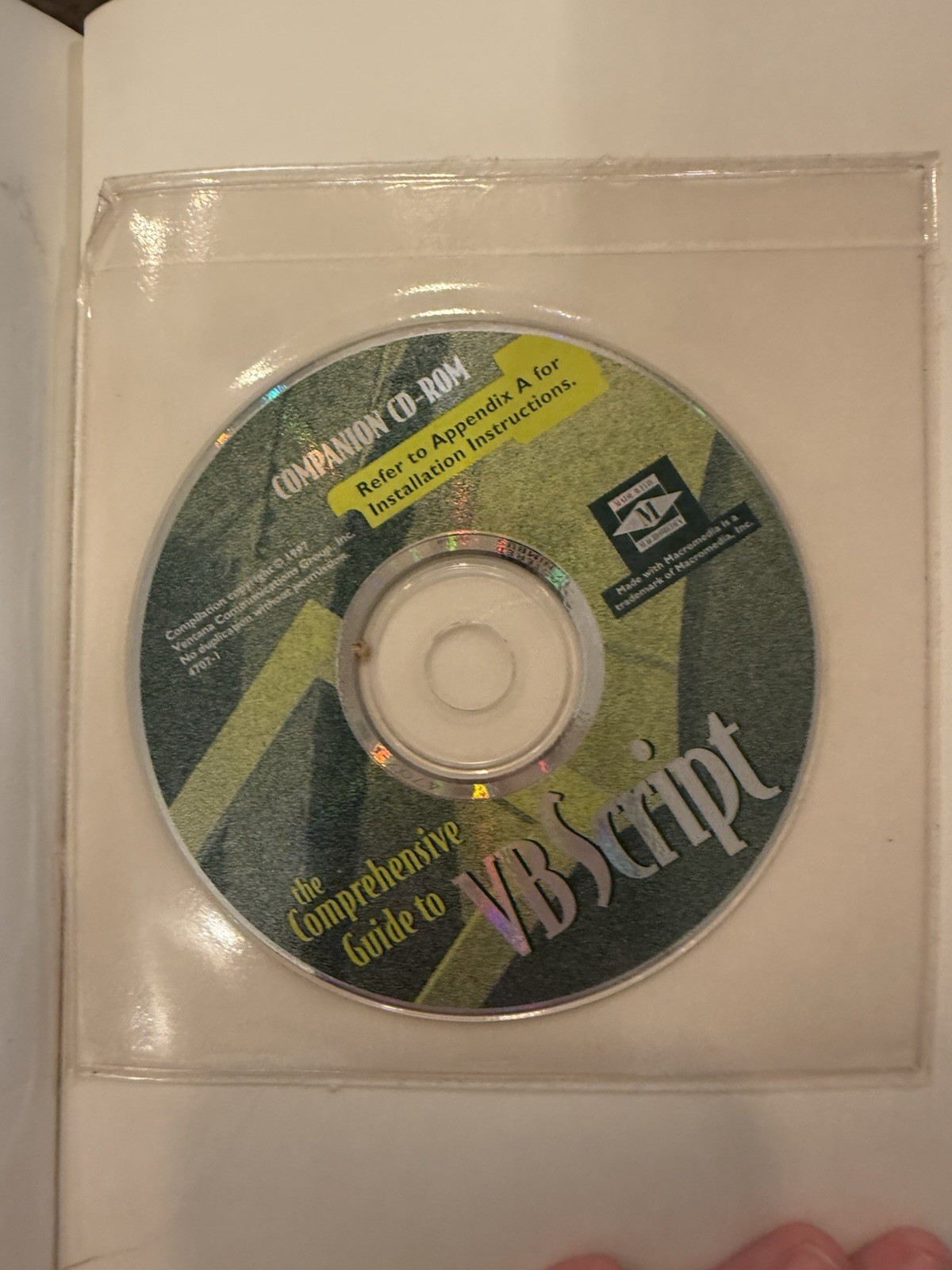 The Comprehensive Guide to Vb Script: The Encyclopedic Reference CD ROM IS NEW