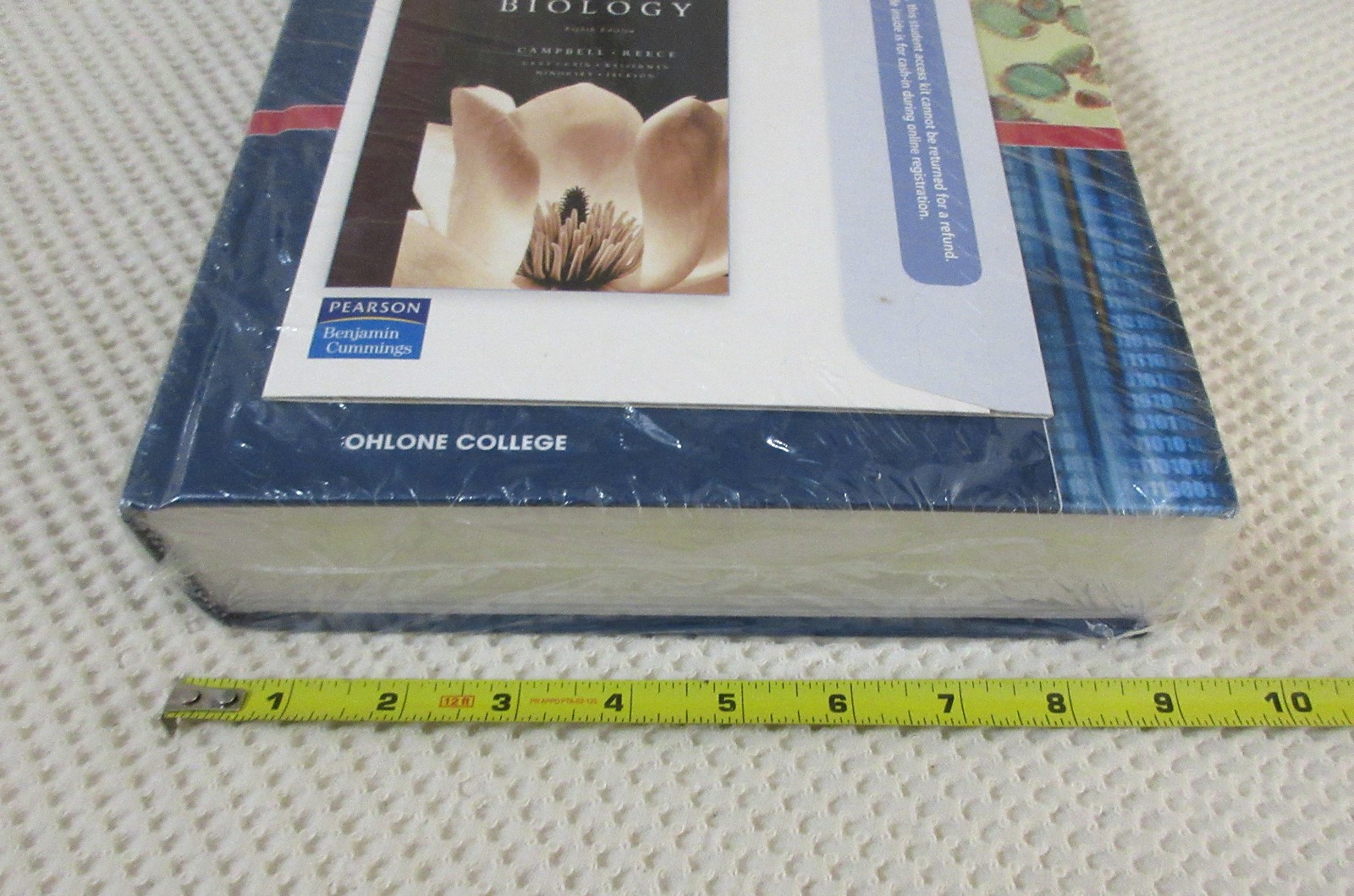 (R) Biology with Excel 2007, Campbell & Reece, Pearson Pub, Sealed New, HC