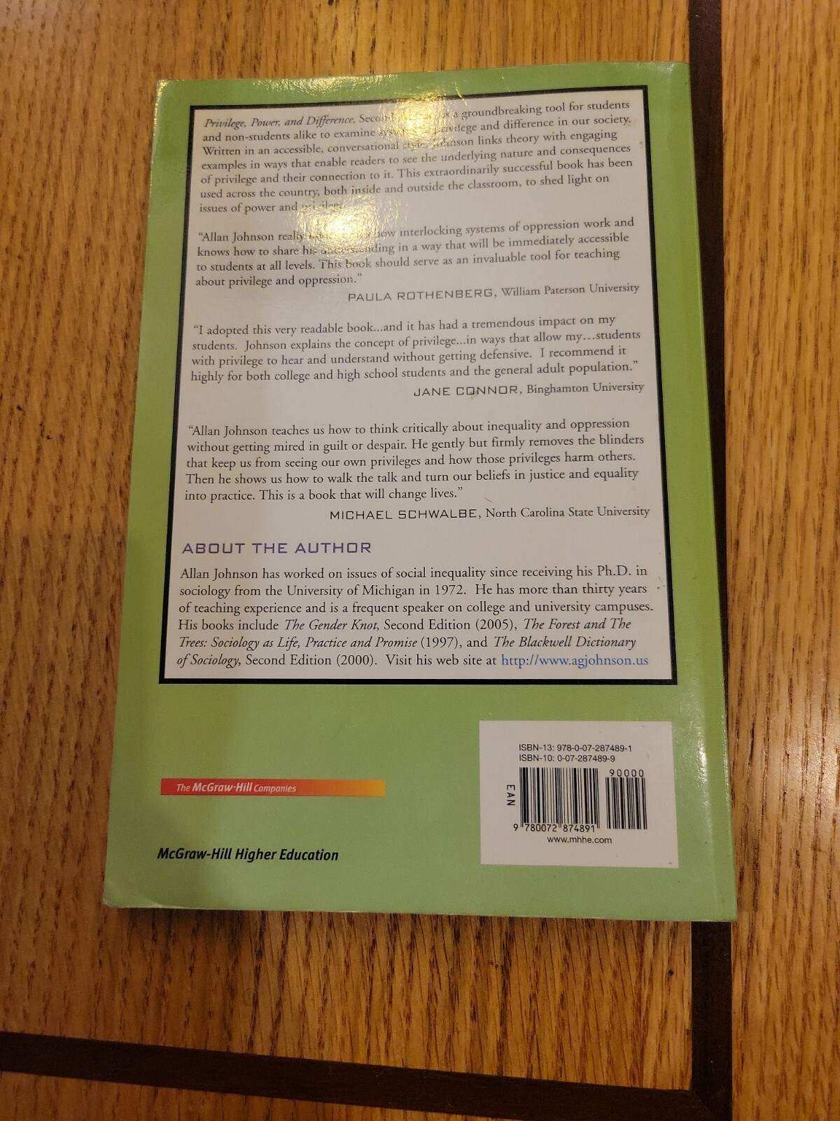 Privilege, Power, and Difference by Allan G. Johnson (2005, Trade Paperback, Re…