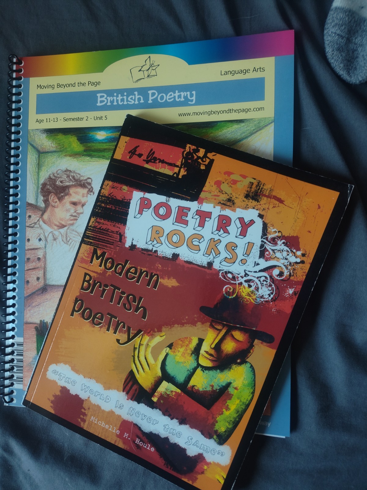 Moving Beyond The Page Book British Poetry And Work Book, Ages 11-13