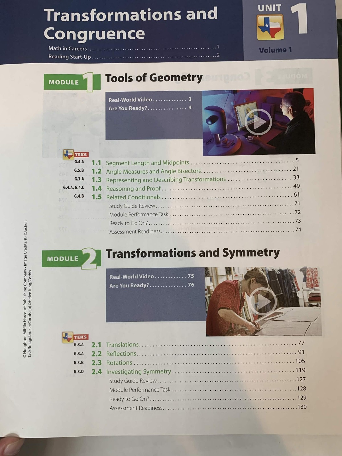 Texas Geometry Houghton Mifflin Harcourt Teacher Edition with Solutions Key