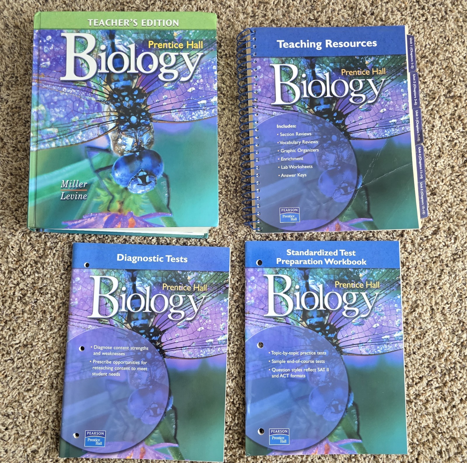 Prentice Hall Biology 2002 Miller Levine COMPLETE Curriculum Free Shipping