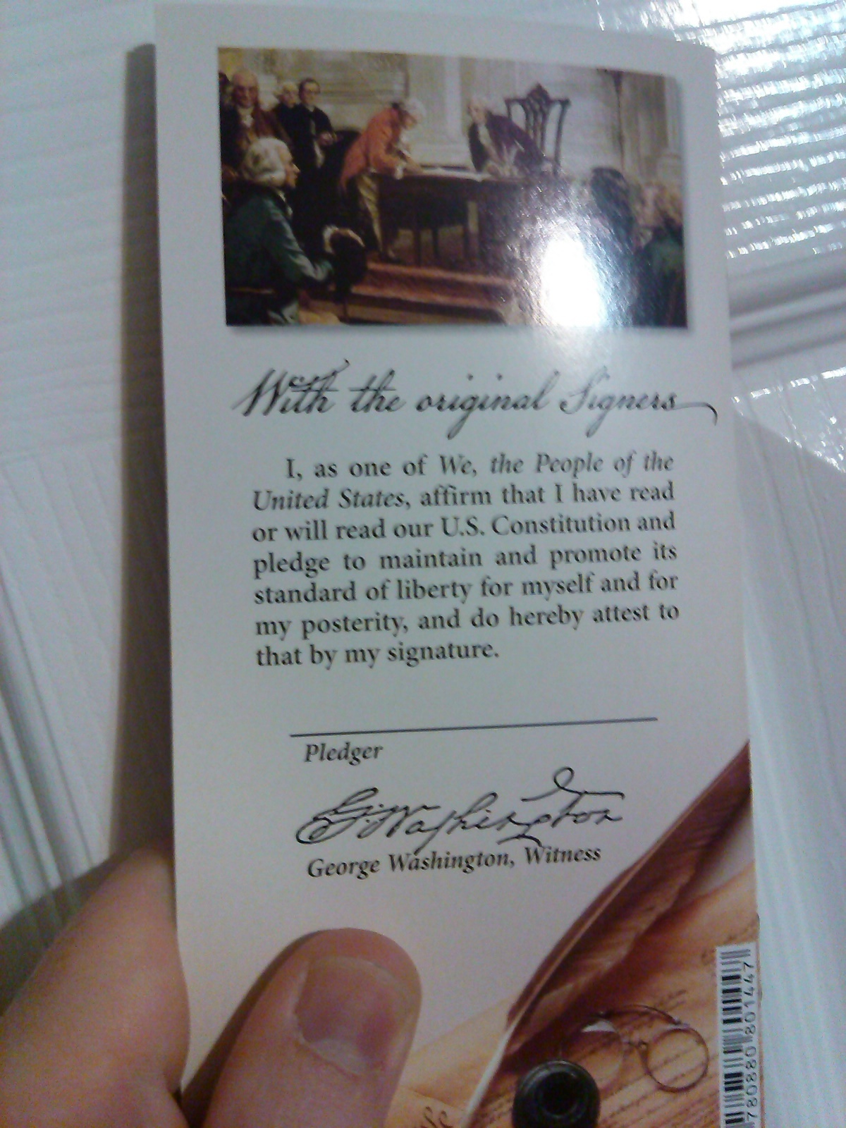 POCKET CONSTITUTION UNITED STATES & DECLARATION OF INDEPENDENCE NEW RON PAUL USA