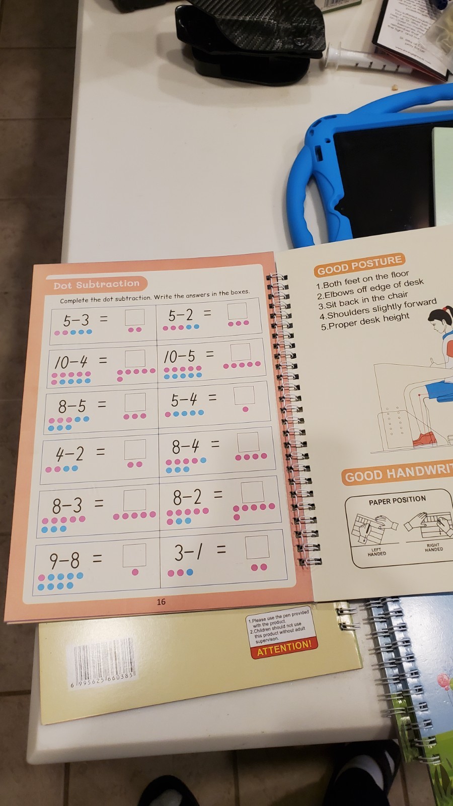 magic groove preschool practice copy math number alphabet drawing 3 of each