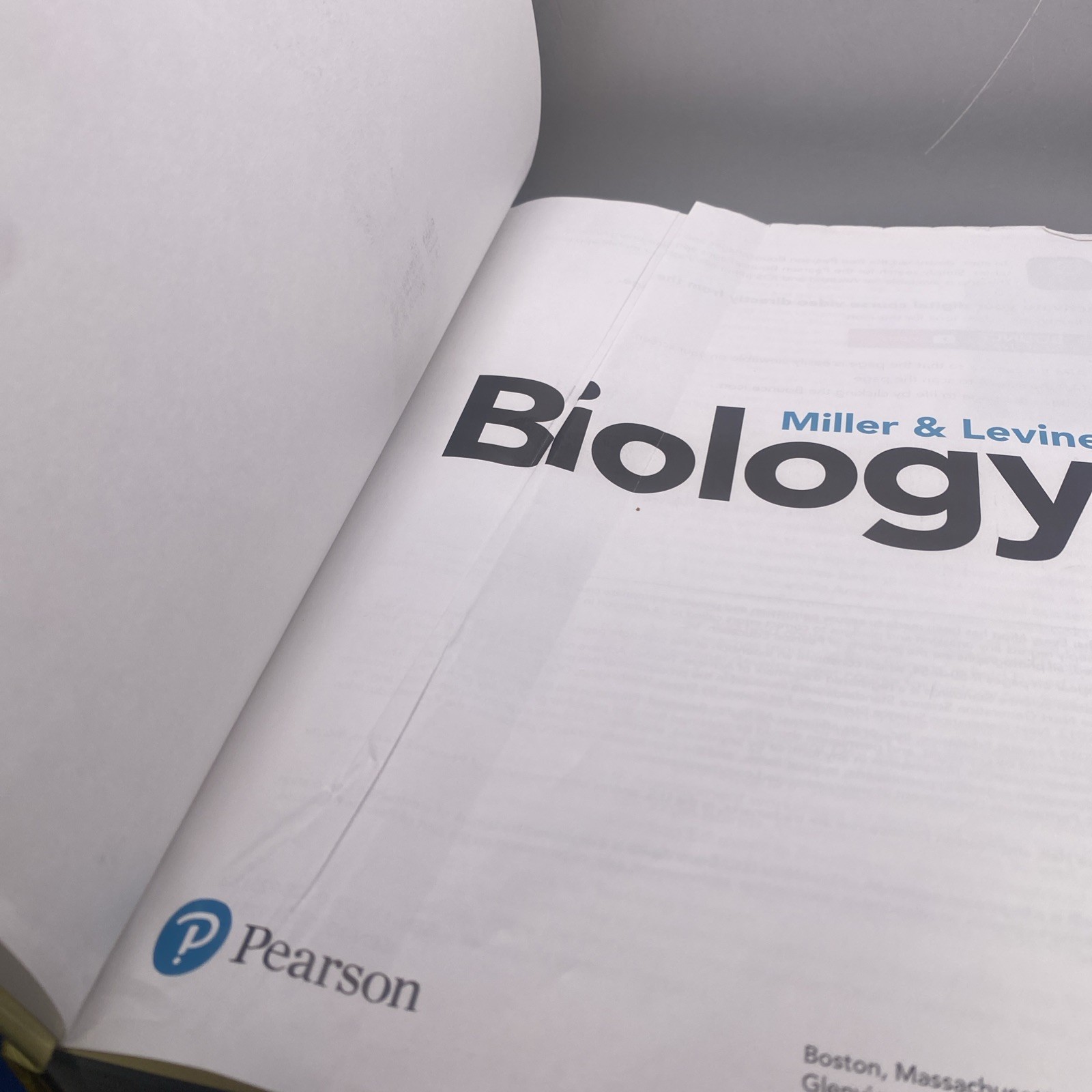 Miller & Levine Biology High School Textbook Hardcover 2019