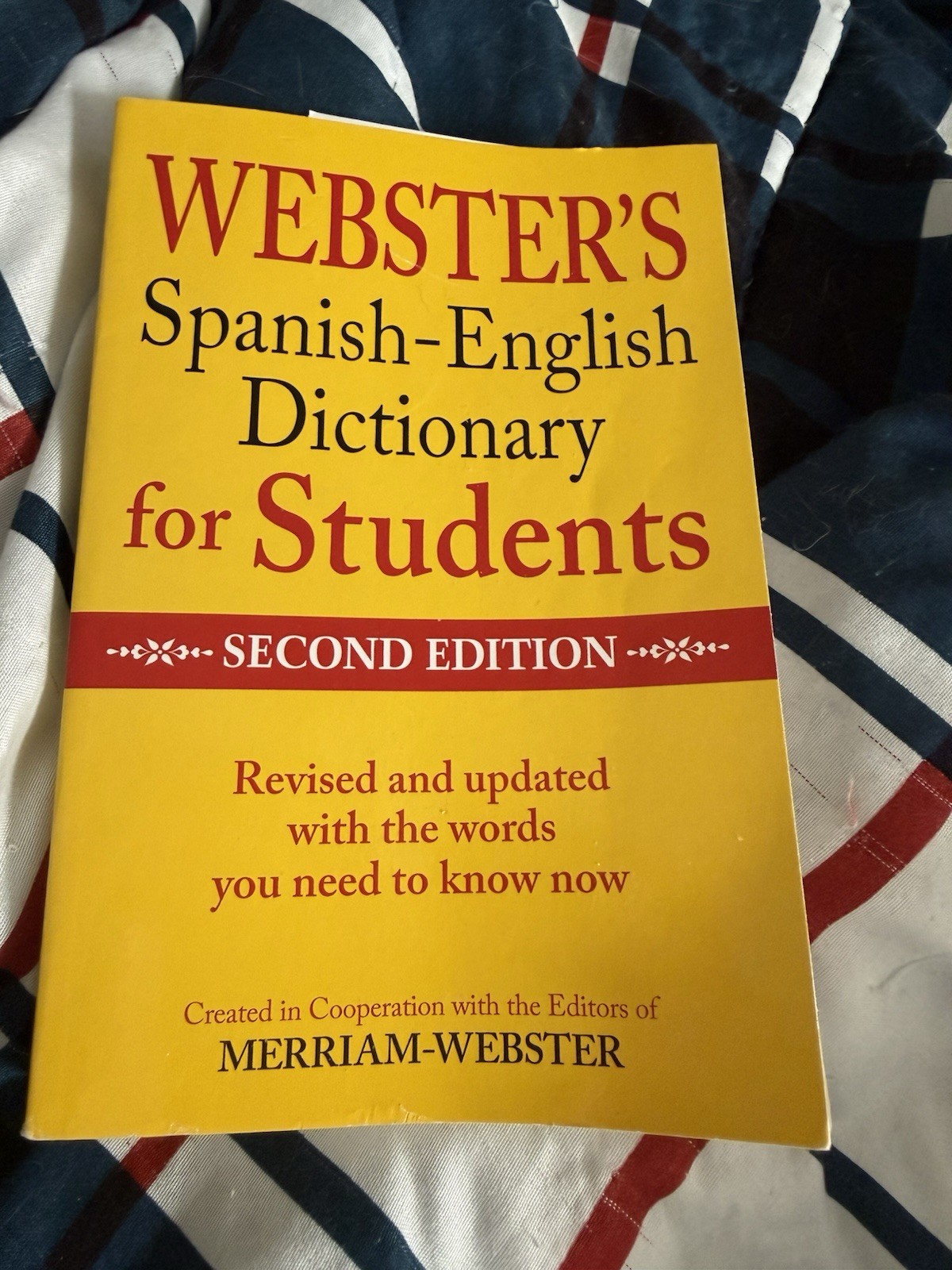 Webster’s Spanish-English Dictionary for Students, Second Edition – VERY GOOD