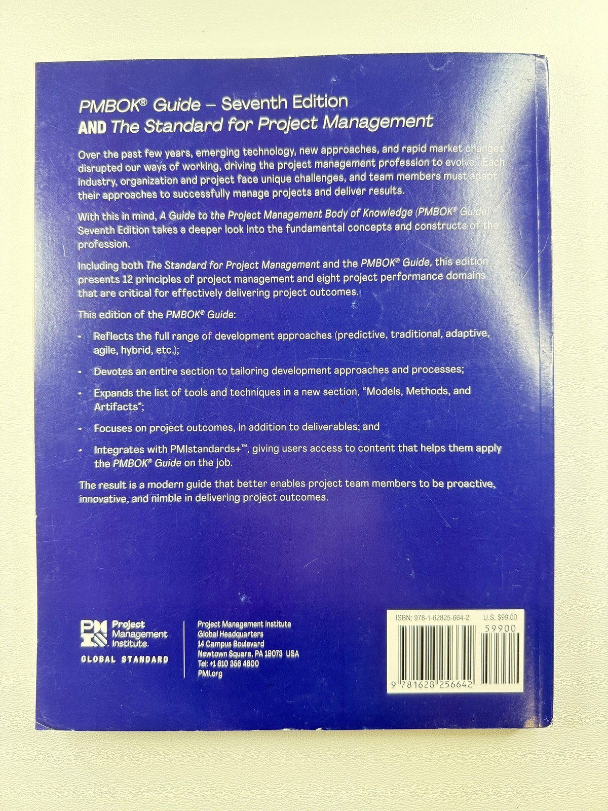 PMBOK Guide 7th Edition PMI Project Management Institute 2021 Paperback Book USA