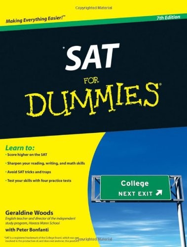 SAT FOR DUMMIES By Geraldine Woods
