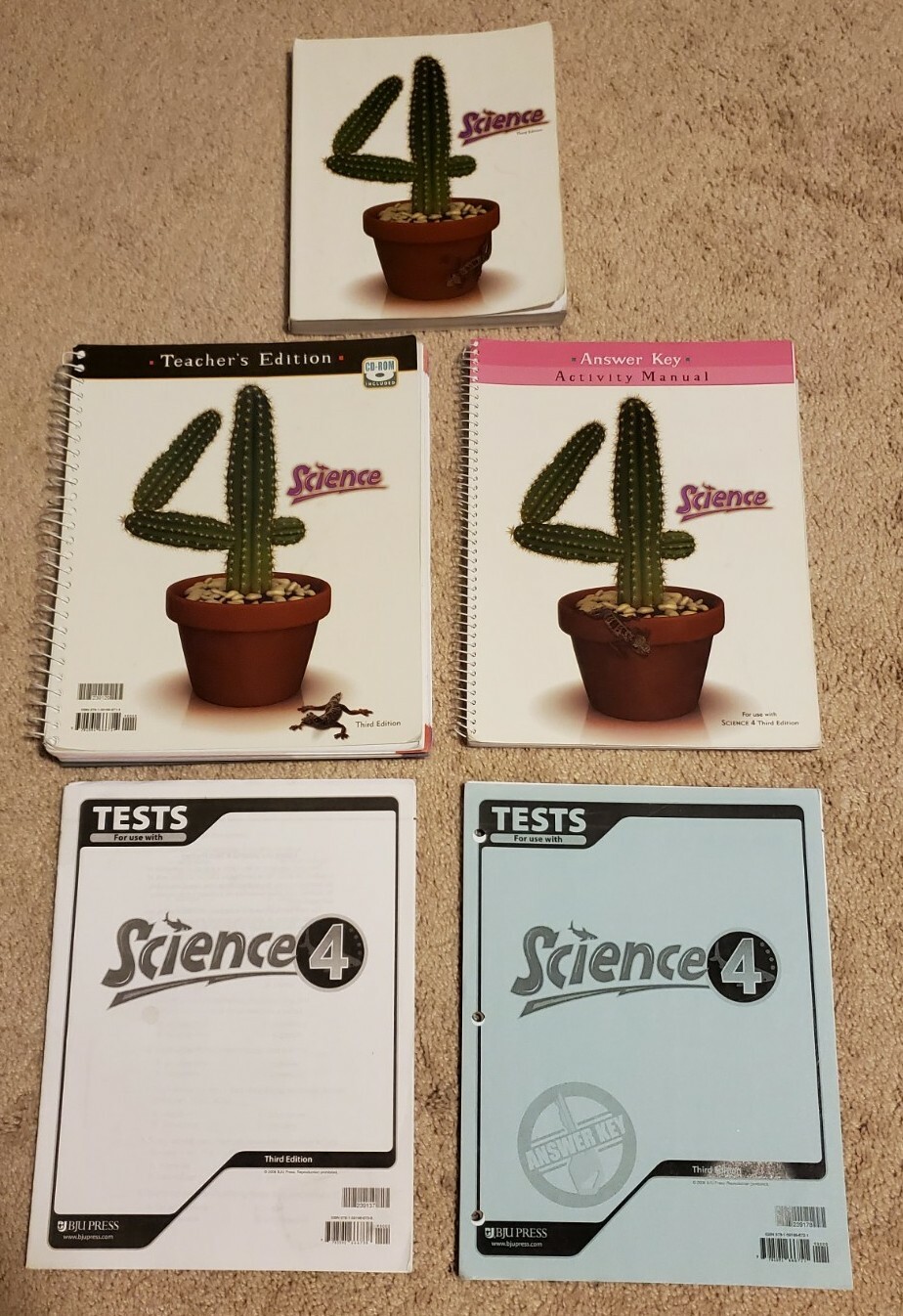 BJU Press Science 4 Curriculum Lot