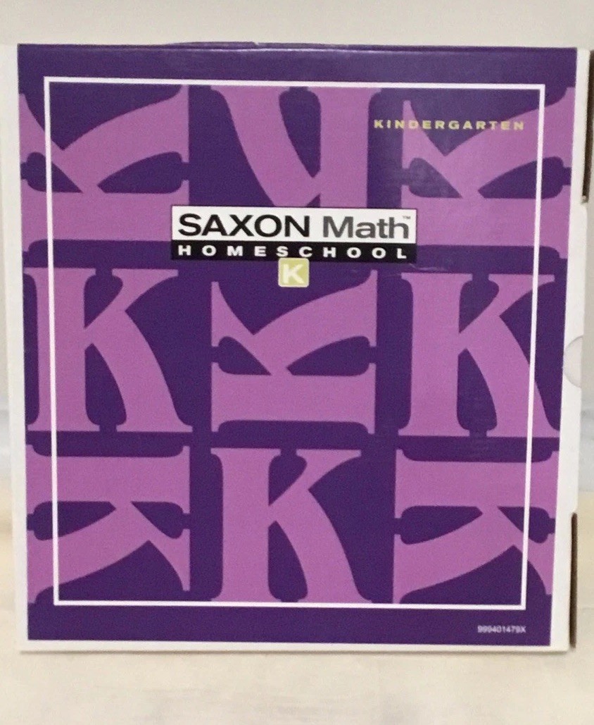 COMPLETE SET SAXON MATH KINDERGARTEN. HOMESCHOOLING CURRICULUM, USED EXCELLENT