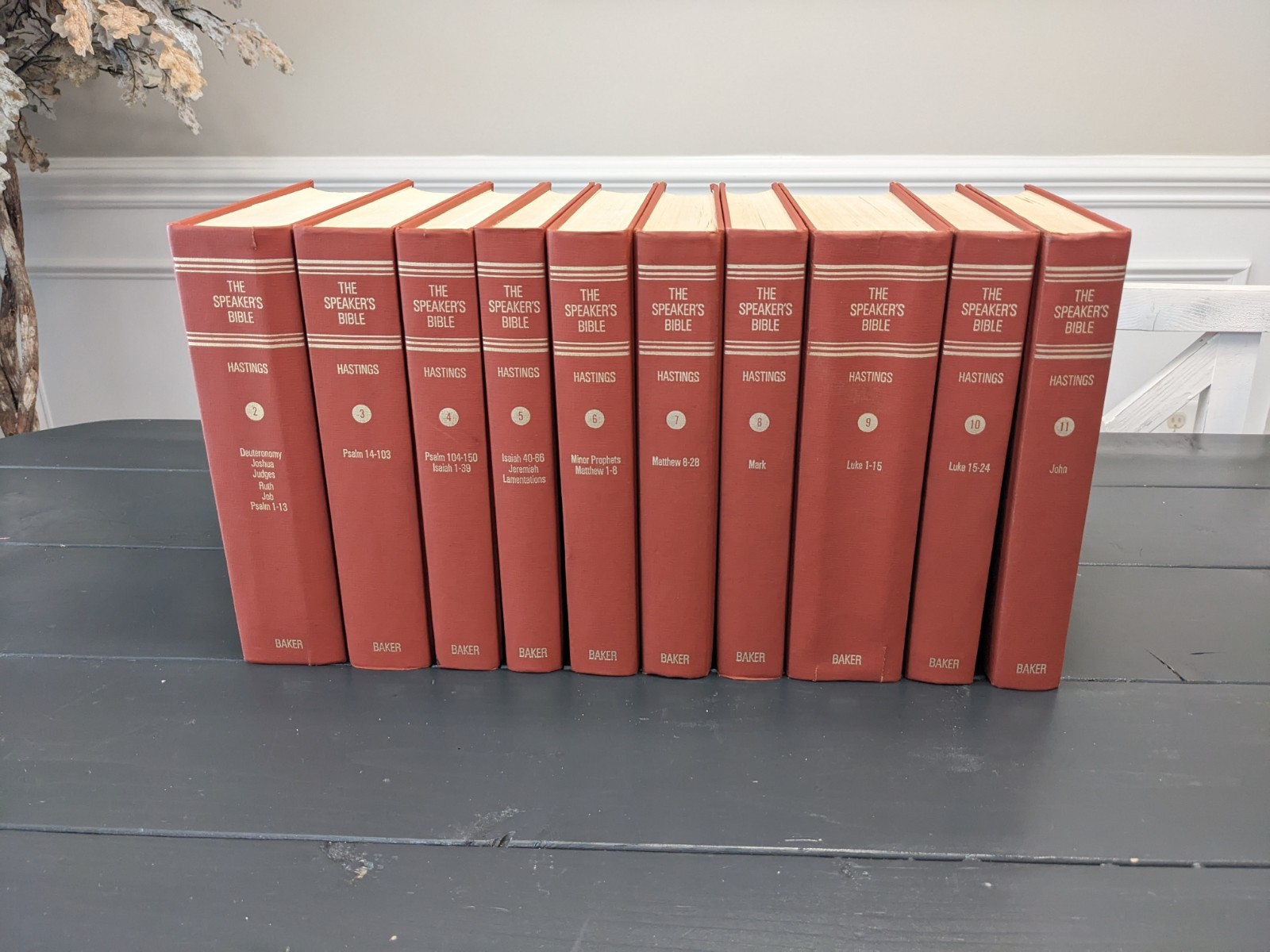 The Speaker’s Bible 1971 by Hastings James Books 2-11