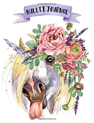 BULLET JOURNAL: UNICORN – 160 PAGES – 8.5 X 11 – PERFECT By Bullet Journals My
