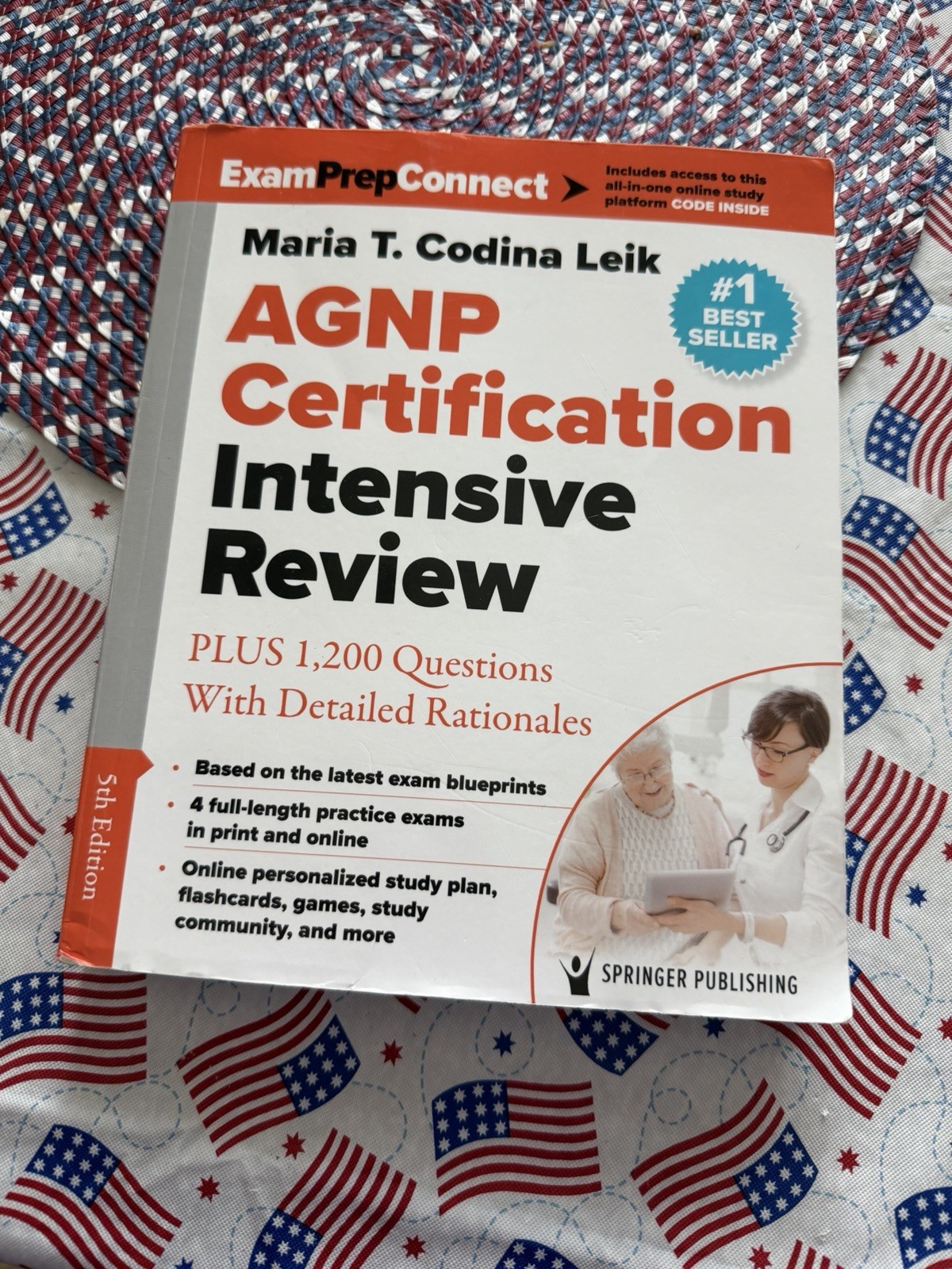 Agnp Certification Intensive Review: Plus 1,200 Questions with Detailed: Used