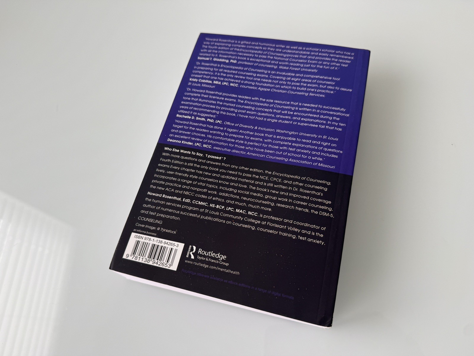 BRAND NEW Encyclopedia of Counseling : Master Review and Tutorial USA STOCK