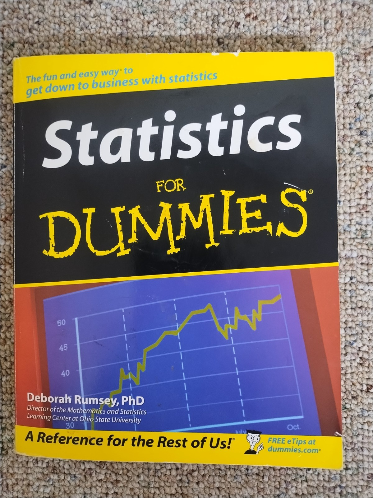 Statistics For Dummies – Paperback By Rumsey, Deborah J. –