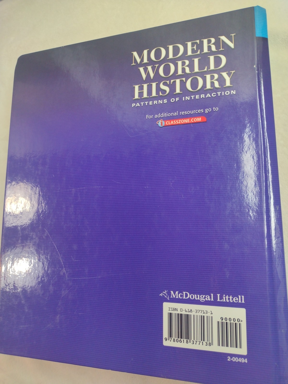 McDougal Littell Modern World History Patterns of Interaction Teacher’s Edition