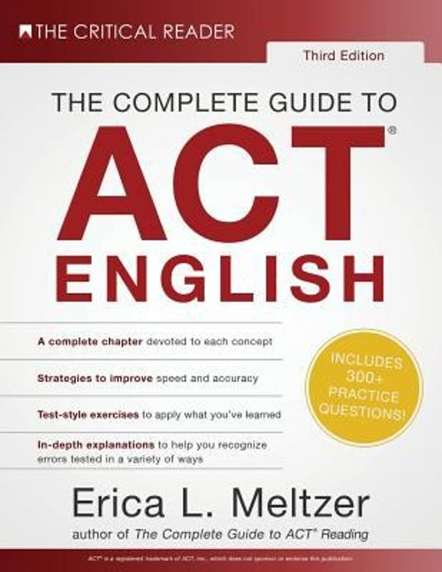 The Complete Guide to ACT English, 3rd Edition Paperback Erica L.