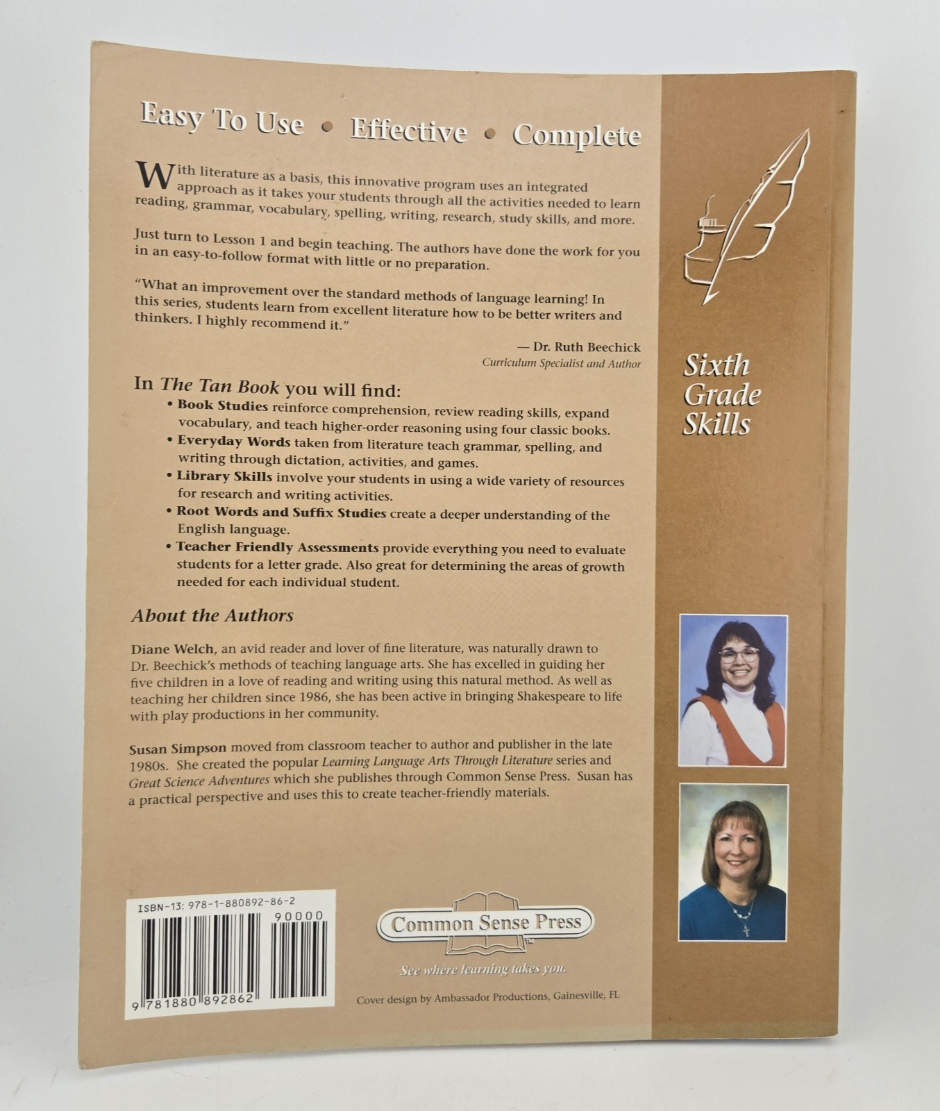 Learning Language Arts through Literature TAN BOOK (6th Grade Skills) Homeschool