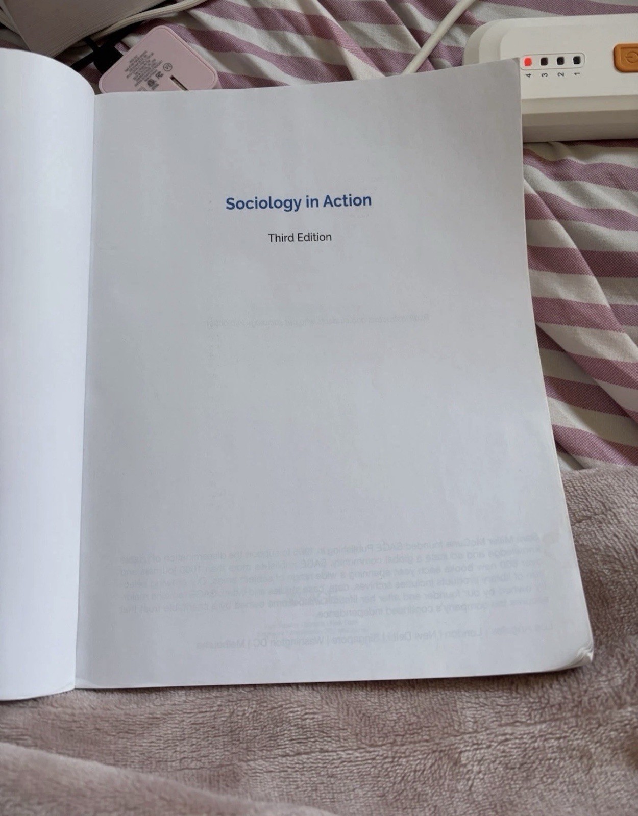 Sociology In Action Third Edition Kathleen O’dell Korgen Used