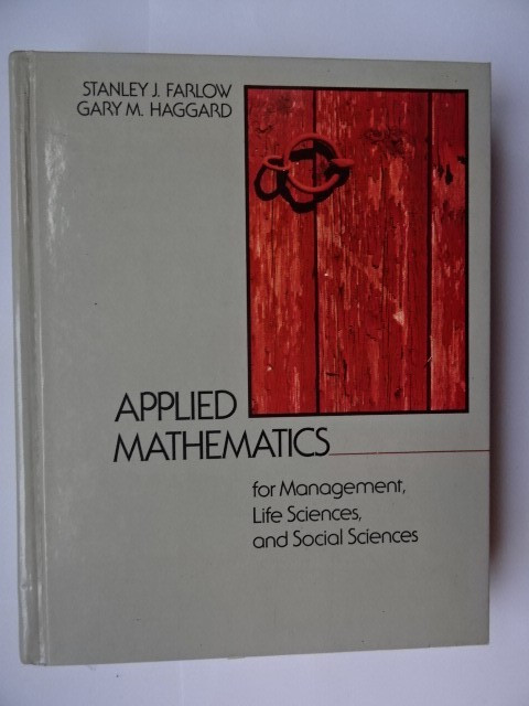 1ST ED. Applied Mathematics for Management, Life Sciences, and Social Sciences