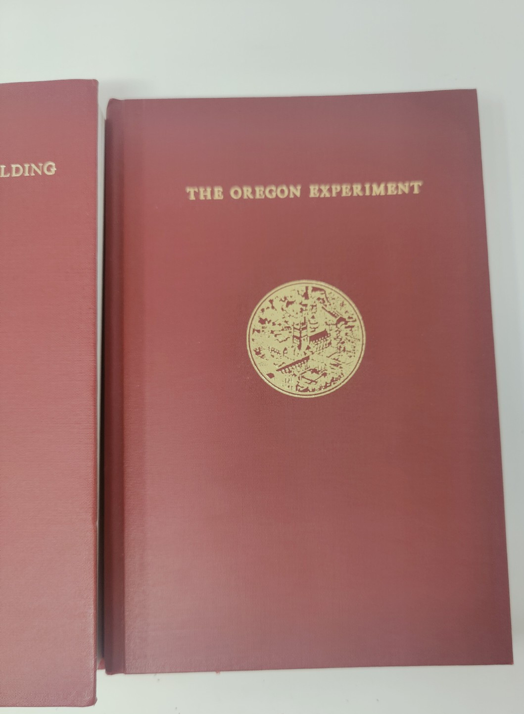 Timeless Way Building, Oregon Ex., Pattern Language HC, A Christopher ACCEPTABLE