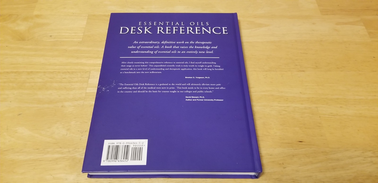 Essential Oils Desk Reference Special 1st Edition Private Collection Hardcover