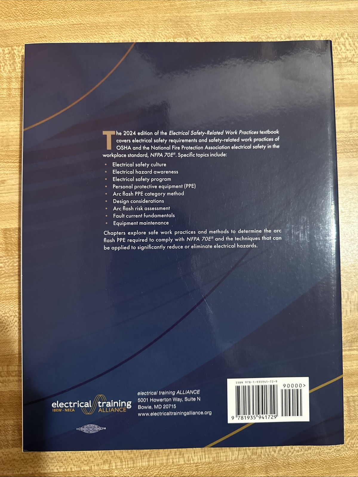 Electrical Safety-Related Work Practices, Based On the NFPA 70E 2024