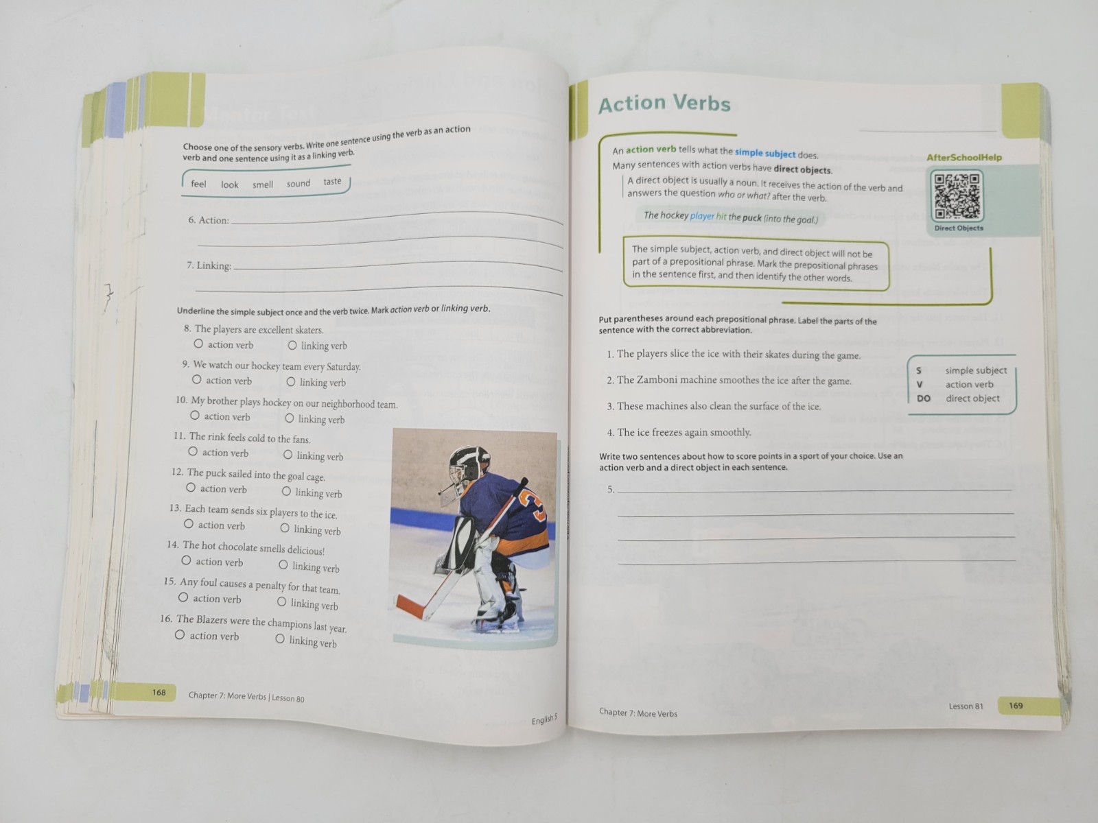 BJU Press English 5 Worktext (3rd edition) 532432 Paperback WITH WRITING