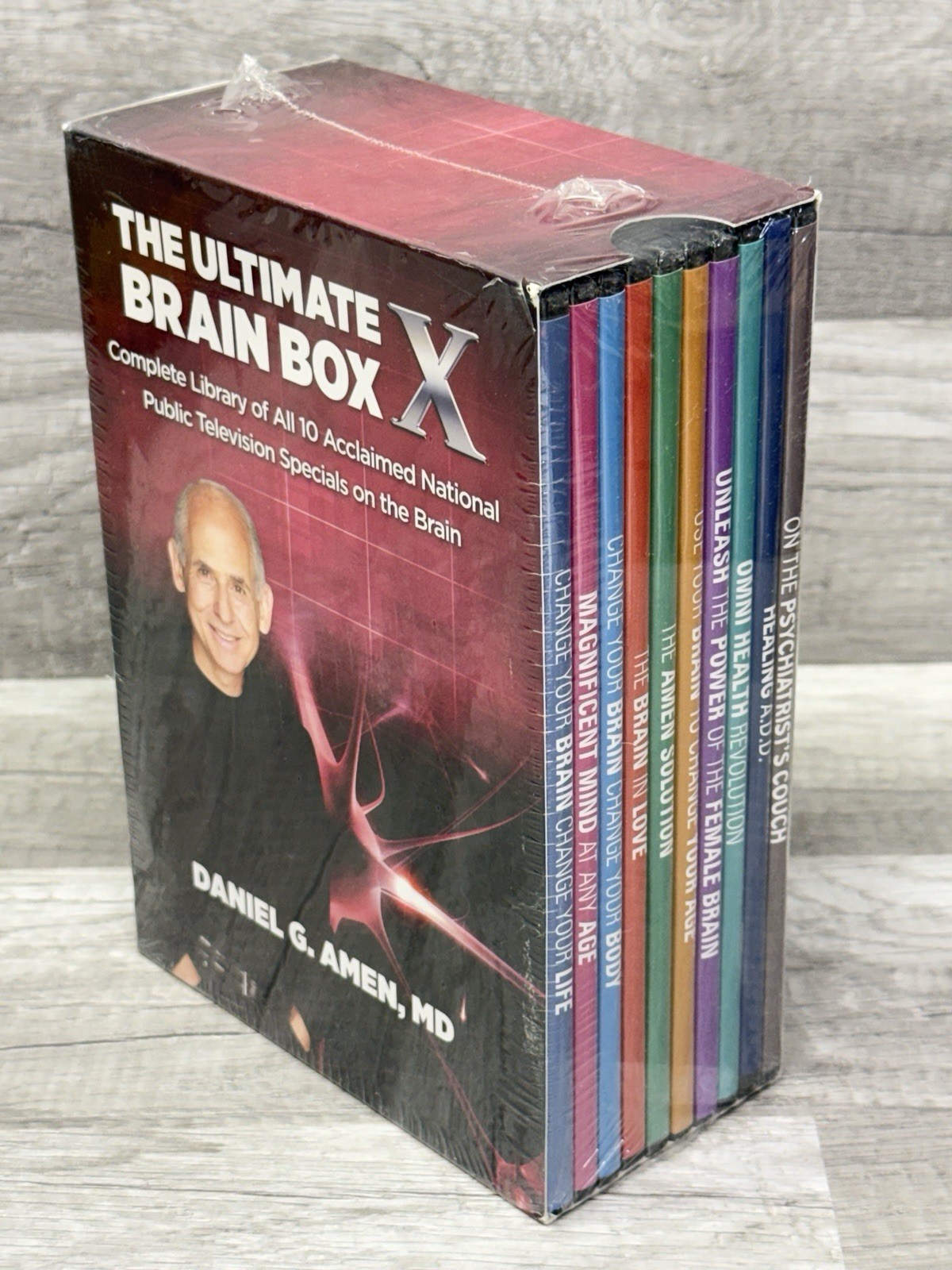 The Ultimate Brain Box X (10 DVD set) w/Daniel G.Amen, MD BRAND NEW & SEALED!