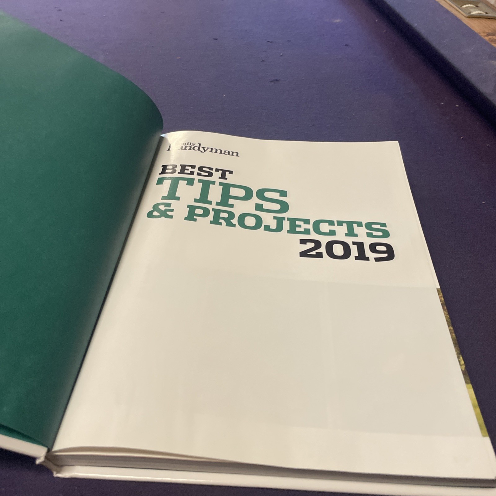 NEW BOOK – FAMILY HANDYMAN BEST TIPS and & PROJECTS 2019 (2019) – HARDCOVER BOOK