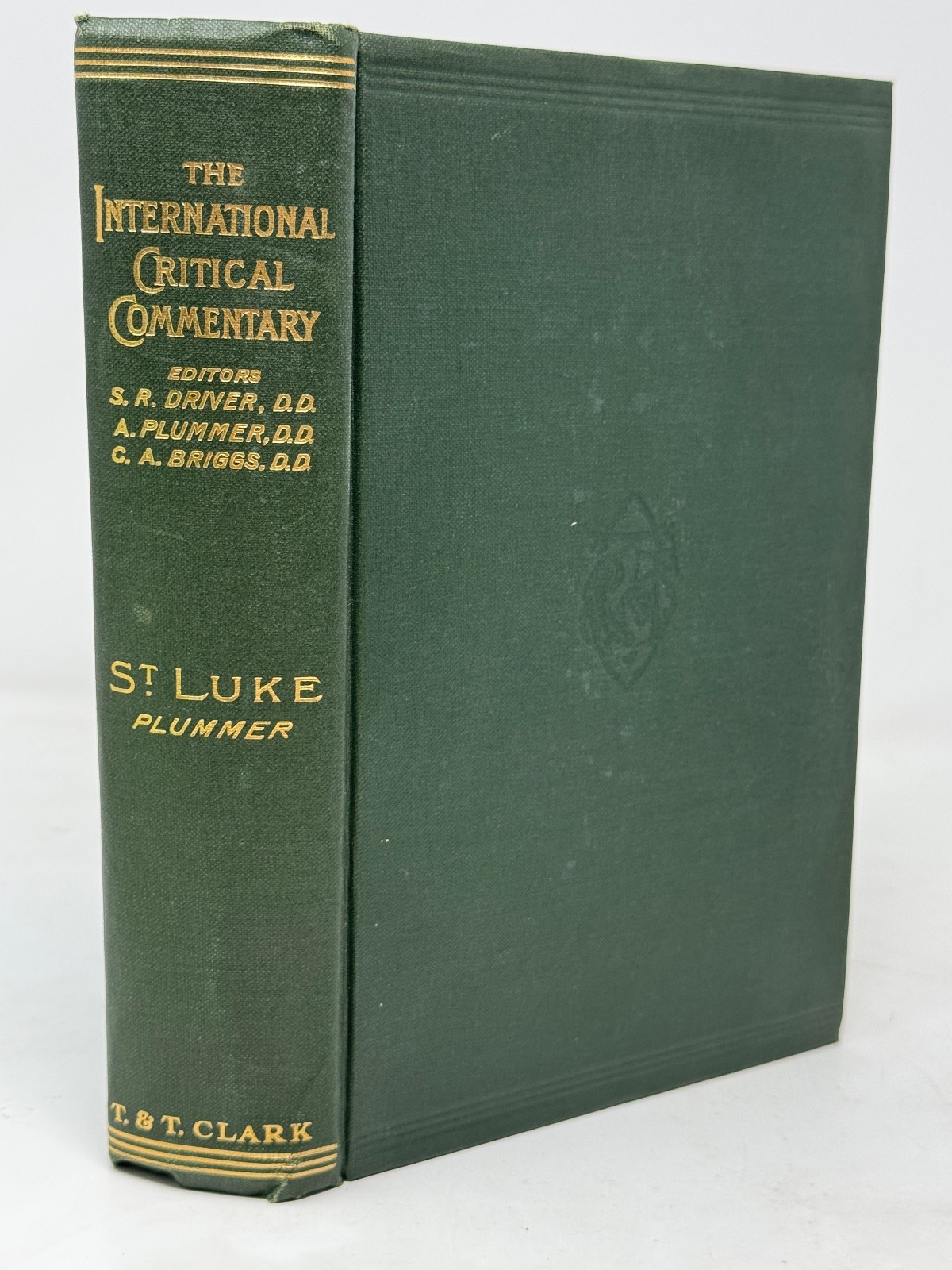 The Gospel of St. Luke The International Critical Commentary Alfred Plummer