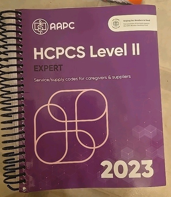 AAPC HCPCS Level II Expert 2023 Textbook, Expert Level, Spiral Bound