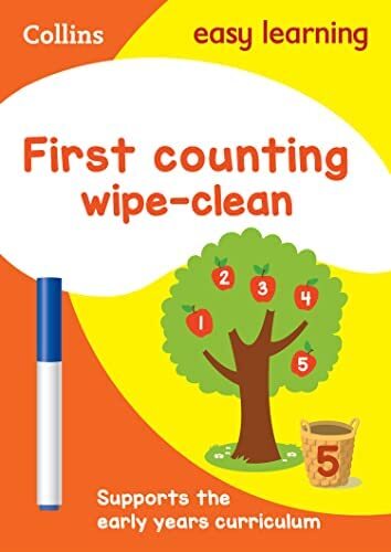 Collins Easy Learning Preschool – First Counting Age 3-5 Wipe Clean Activity Boo