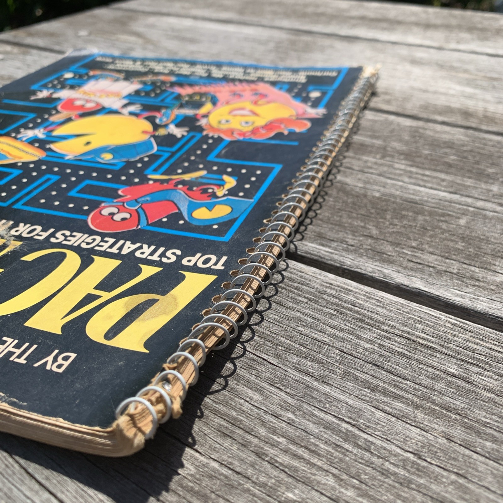 Pac-Mania 1982 Consumer Guide Spiral Book Vintage Arcade Pac-Man Strategies