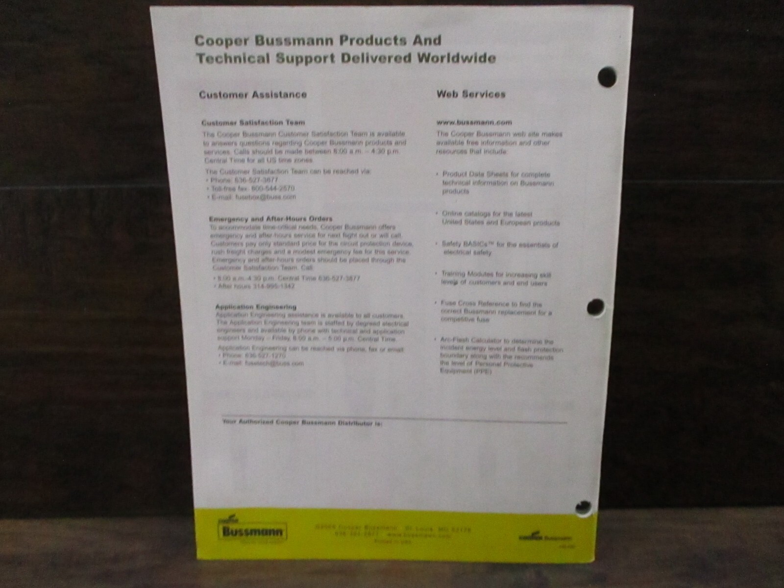 2005 Handbook for Electrical Safety 2nd Ed Cooper Bussmann